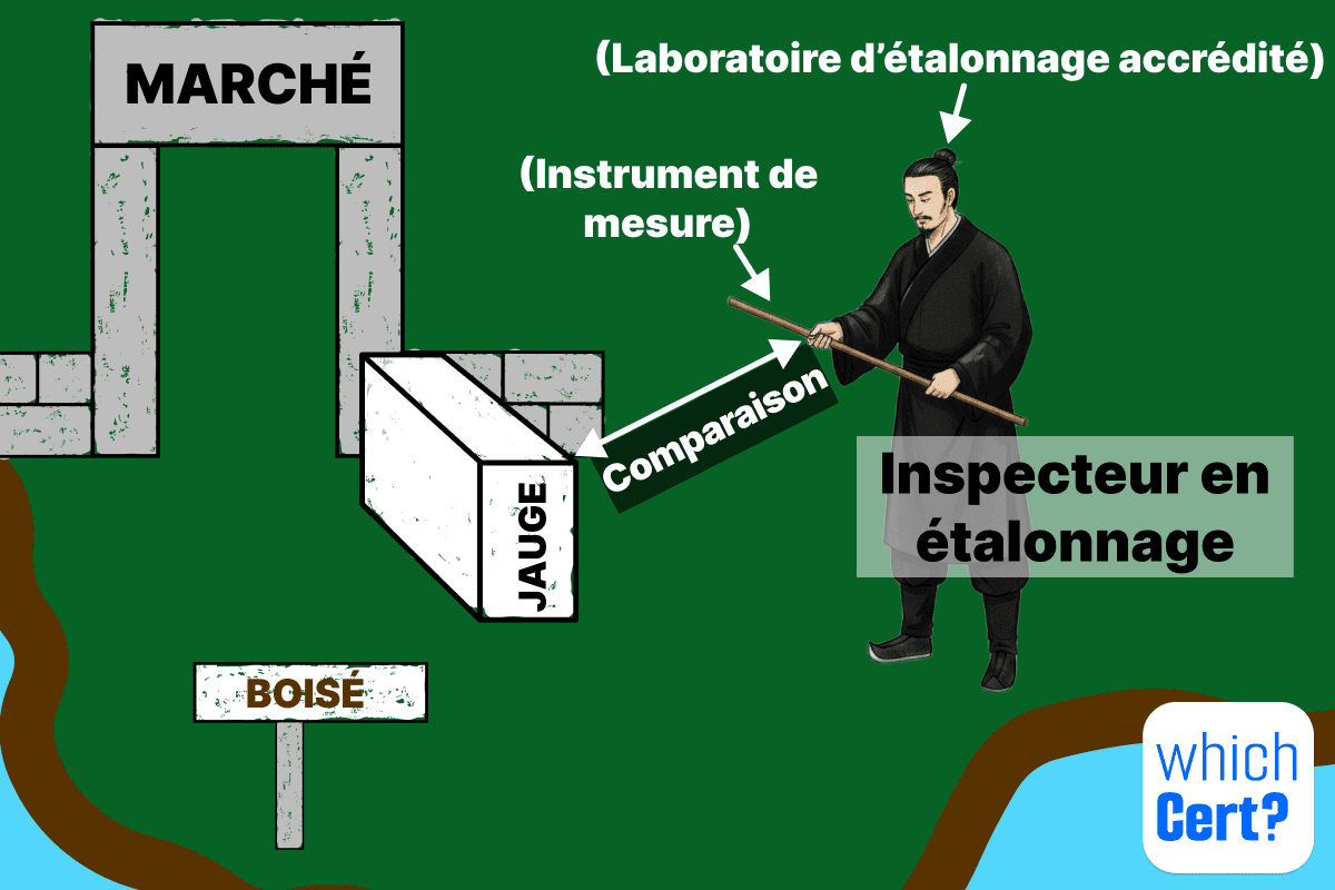 système d'étalonnage des intruments de mesure